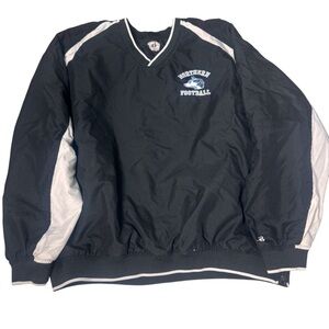 Badger Sport pullover jacket Northern Football with husky